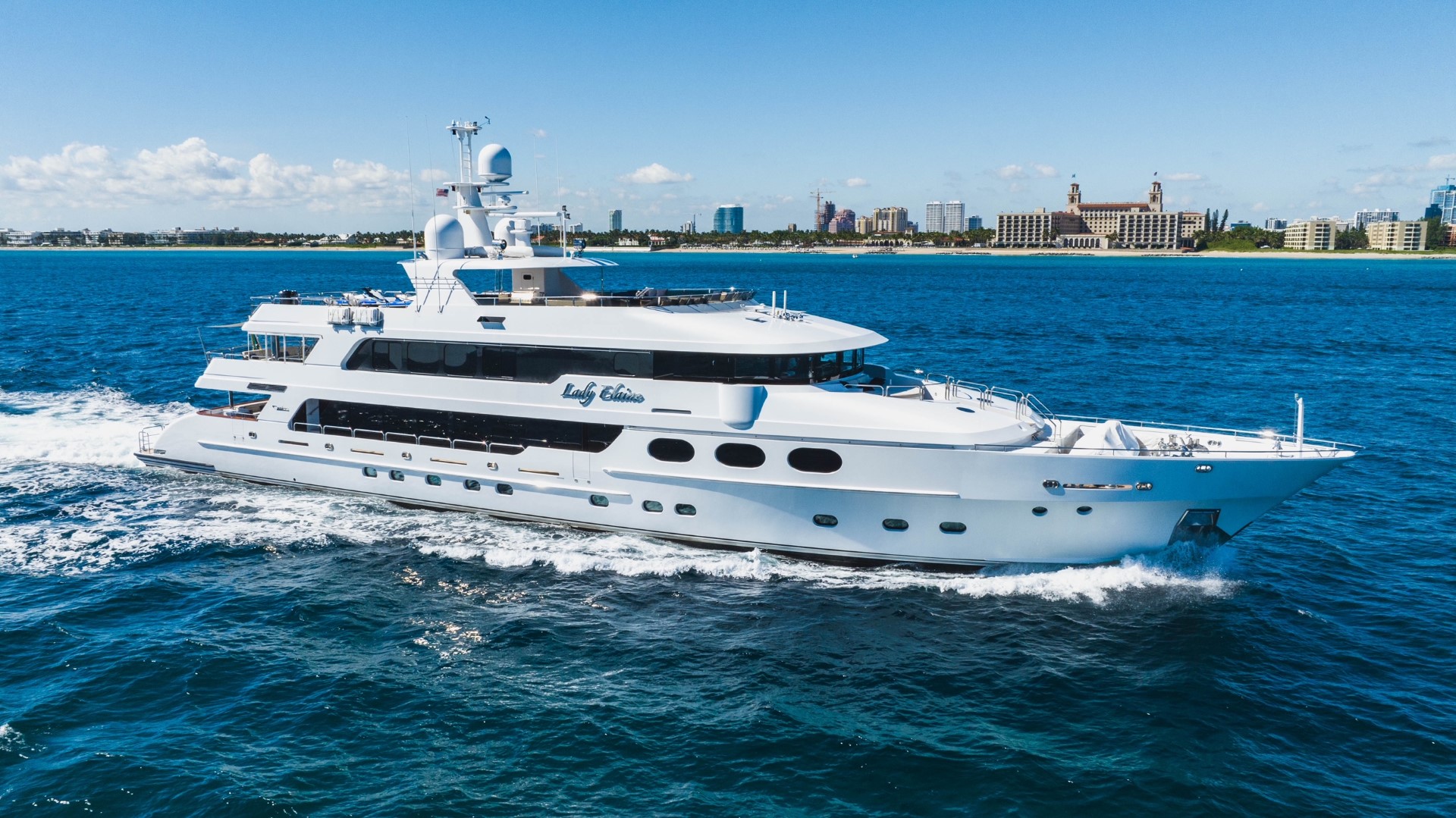 50m Christensen motor yacht Lady Elaine sold